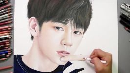 Speed Drawing Wanna One  Ong Seong Woo Drawing Hands