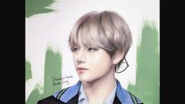 Speed Drawing BTS  V Kim Tae hyung Drawing Hands