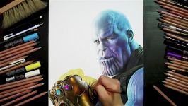 Drawing Marvel Avengers Infinity War Thanos Drawing Hands