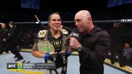 UFC 232 Amanda Nunes Octagon Interview