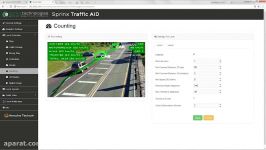 دوربین سامسونگ اسپرینکس ایتالیا  شمارش، طبقه بندی حدود سرعت وسایل نقلیه