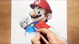 Drawing Super Mario  Timelapse  Artology