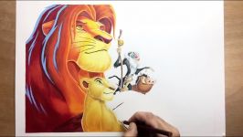 Drawing The Lion King  Timelapse  Artology