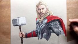 Drawing Thor  Avengers Timelapse  Artology