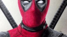 Drawing Deadpool  Time lapse  Artology