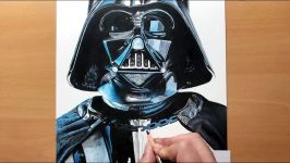 Drawing Darth Vader  Star Wars  Time lapse  Artology