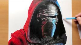 Drawing Kylo Ren  Star Wars  Time lapse  Artology