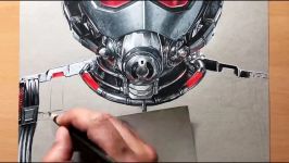 Drawing Ant Man  Marvels Antman and the Wasp  Time lapse  Artology