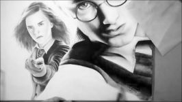 Drawing Harry Potter Hermione and Ron