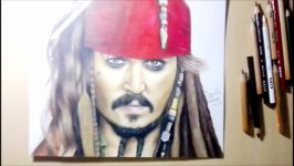 Drawing Jack Sparrow Johnny Depp