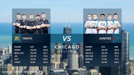 کانتر گلوبال eUnited vs Fnatic #2 IEM Chicago 2018