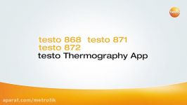 آموزش نحوه اتصال ترموویژن تستو به نرم افزار TESTO 872