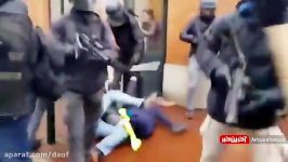 تصاویری ضرب شتم شدید معترضان جلیقه زرد توسط پلیس فرانسه