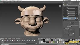 کار Normal maps در نرم افزار مادباکس 2018 Autodesk Mudbox 2018