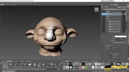 اصول اولیه painting در نرم افزار مادباکس 2018 Autodesk Mudbox 2018