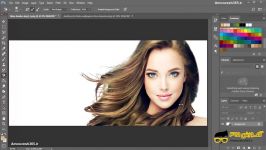 جدا کردن تصویرو موها پس زمینه ابزار background eraser tool