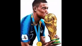 Drawing Kylian Mbappé  World Cup 2018