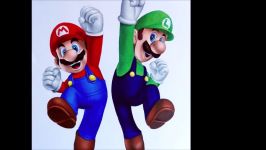 Drawing Mario and Luigi