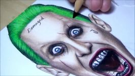 Drawing The Joker Jared Leto