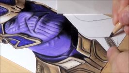 Drawing Thanos from Infinity War