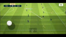 گیم پلی PES 2019 موبایل بارسلونا پاری سن ژرمن