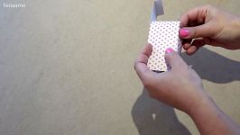 اوریگامی جعبه کادویی  آموزش ساخت جعبه کاغذی  کاردستی