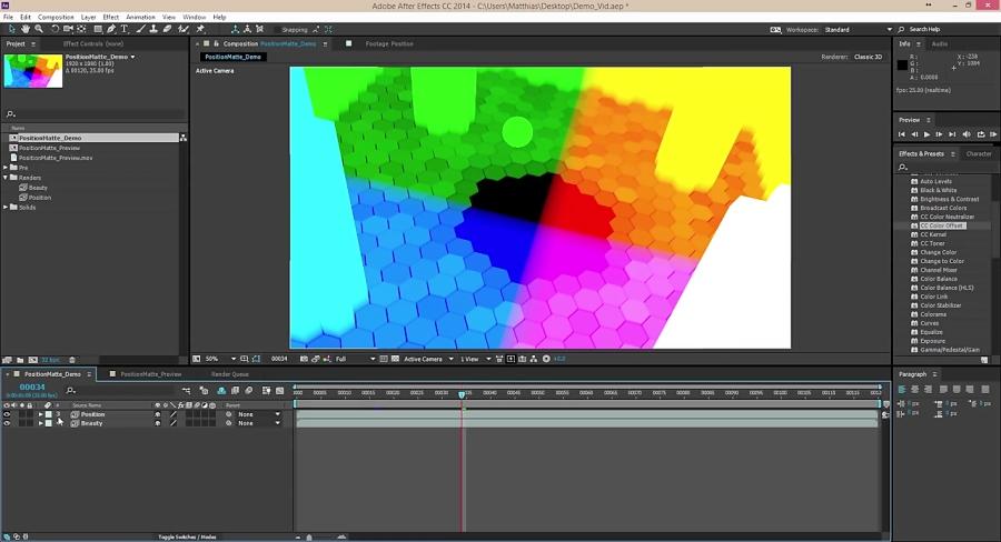 آموزش پلاگین Position Matte برای افتر افکت