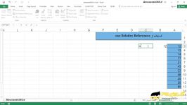 اشنایی ارجاع نسبی use relative reference در ماکرونویسی اکسل