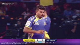 خلاصه بازی 2 تیم تیتان ابوذر مهاجر تیم Kabaddi Thalaivas