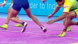 خلاصه بازی کبدی تیم دابانگ معراج شیخ Kabaddi Pirates  Dabang