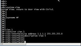 Common mand on HP and Cisco Switches