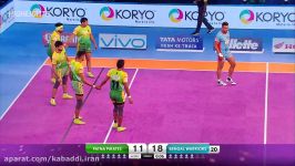 خلاصه بازی تیم Kabaddi Warriors  Pirates