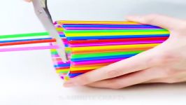 19 TOP COOL CRAFTS PROJECTS WITH DRINKING STRAWS