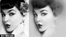 How to Paint Portraits in Photoshop with the Soft Airbrushing  Cintiq 22HD