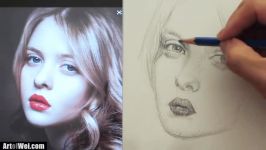 How to Draw a Pretty Face with Pencil