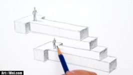 How to Draw the Crazy Steps Optical Illusion