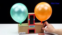 Build Balloon Vending Machine from Cardboard  Balloon Air Pump Machine