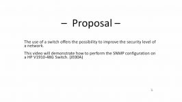 HP Switch  SNMP Configuration JE009A