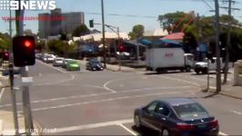 انفجار وحشتناک کامیونت در ملبورن استرالیا