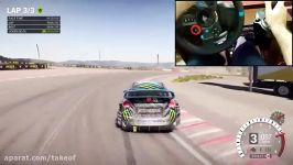 2 تیک آف  مسابقه Rally Cross بازی DiRT 4 Logitech G29