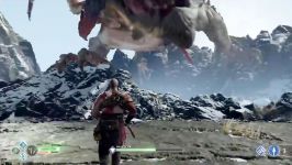 گیم پلی بازی خدای جنگ DRAGON VS KRATOS GOD OF WAR 2018