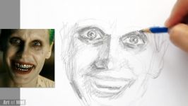 How to Draw the Joker from Suicide Squad  Jared Leto