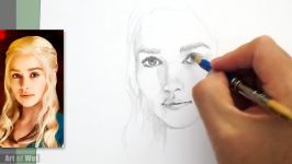 How to Draw Khaleesi from Game of Thrones  Daenerys Targaryen