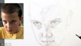 How to Draw Eleven from Stranger Things  Millie Bobby Brown