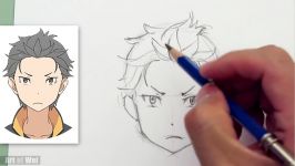 How to Draw Subaru Natsuki from the Anime Re Zero