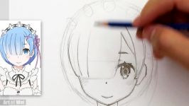 How to Draw Rem from the Anime ReZero