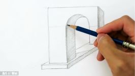 How to Draw the Arch Optical Illusion