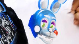 How to Draw Toy Bonnie and Withered Bonnie  FNAF3  Long Version