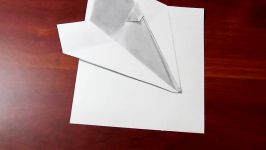Trick Art  How to Draw a 3D Paper Airplane  Amazing 3D Drawing