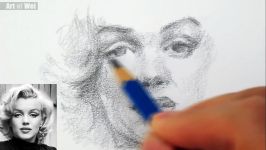 How to Draw Marilyn Monroe with Pencil